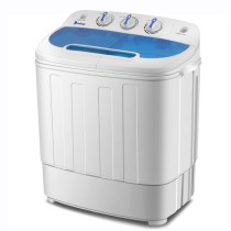 XPB46-RS4 13Lbs Semi-automatic Twin Tube Washing Machine US Standard White & Blue